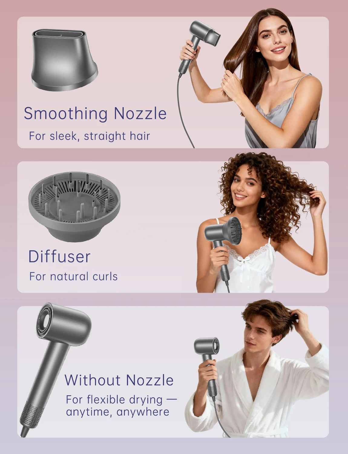 AJP Home High-Speed Ionic Hair Dryer