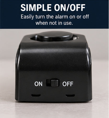 Portable Door Stop Alarm – 120dB Security Alarm