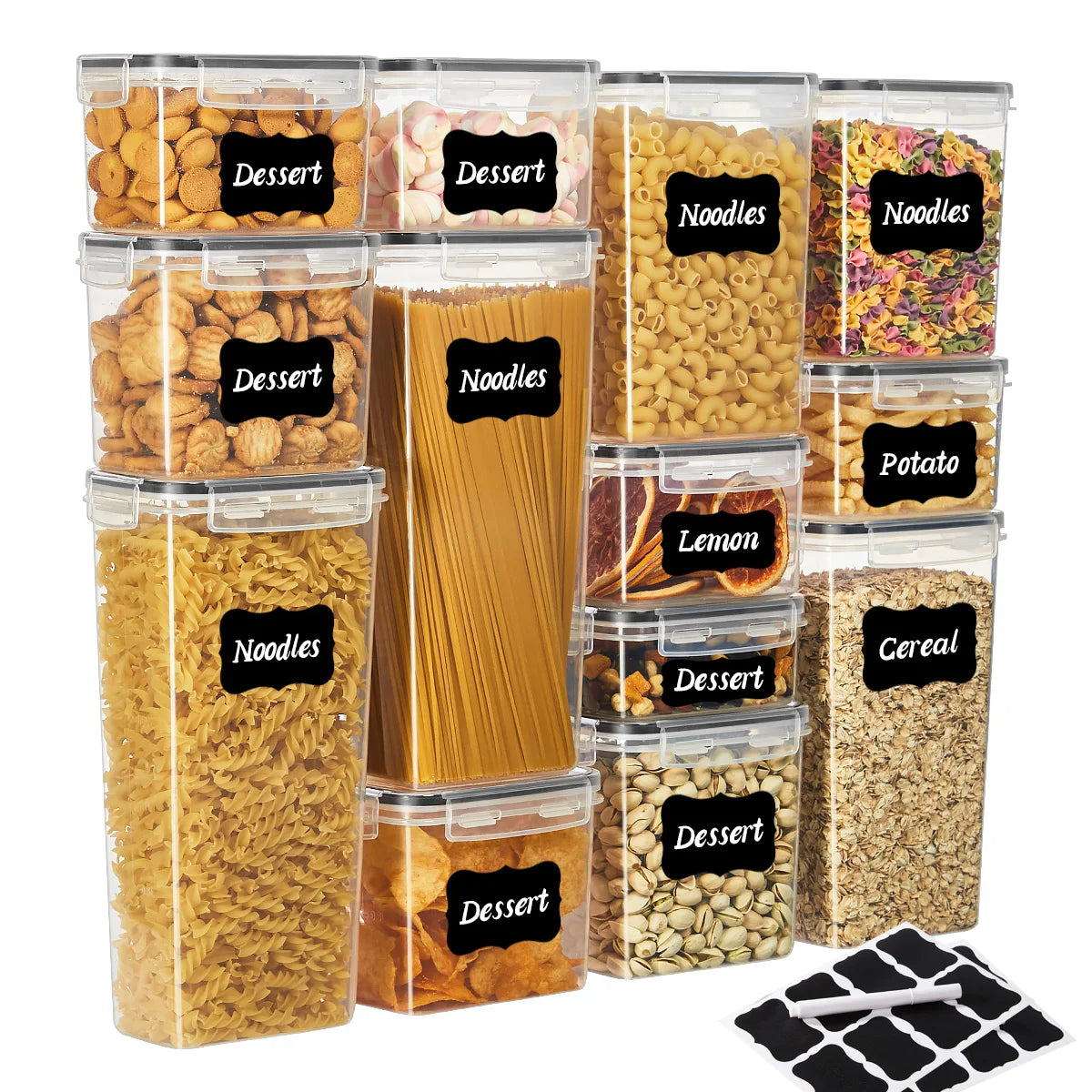 AJP Home 10-Piece Airtight Food Storage Container Set