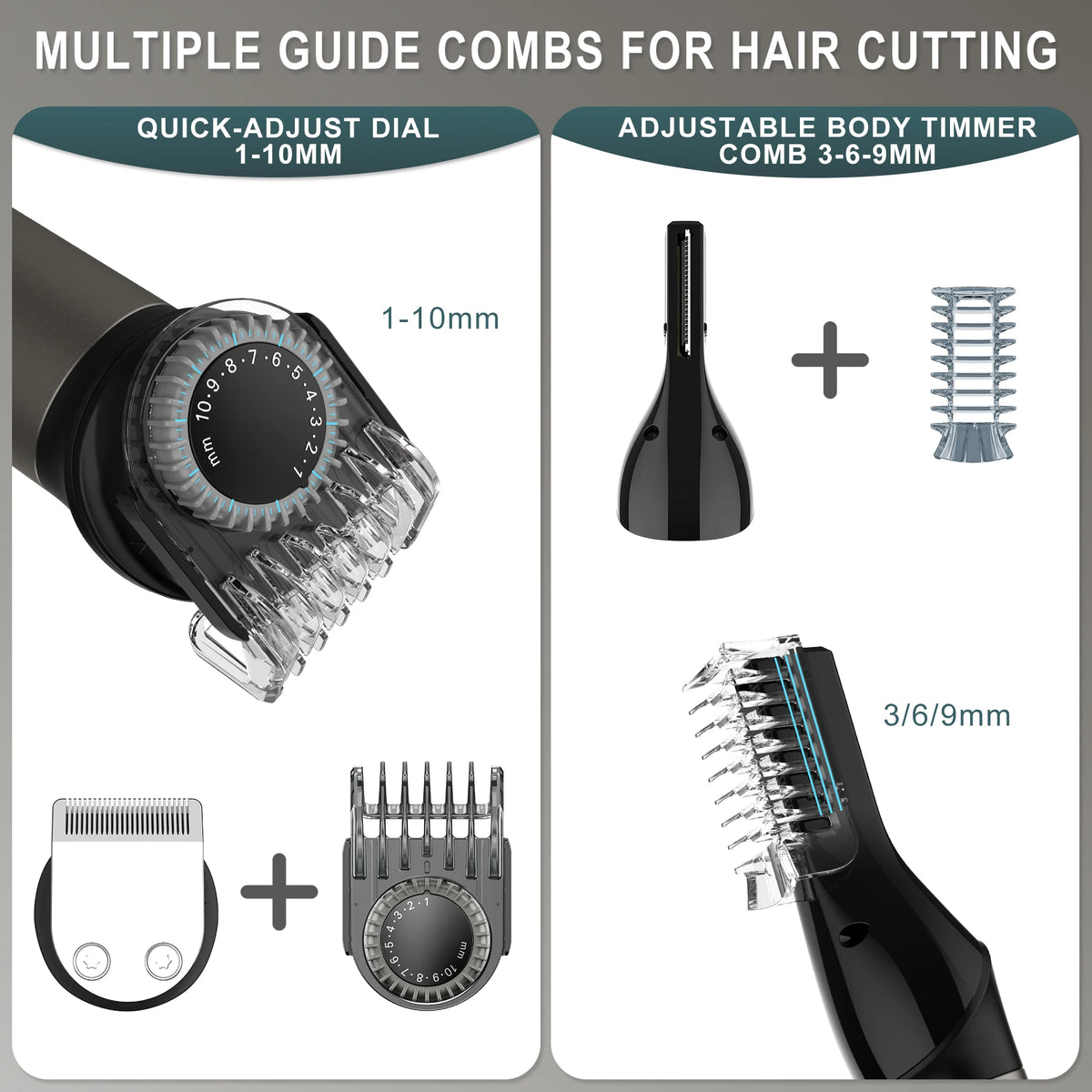 SOLIMPIA 7-in-1 Men's Grooming Kit