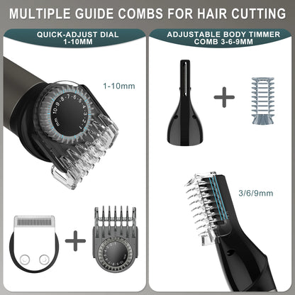 SOLIMPIA 7-in-1 Men's Grooming Kit