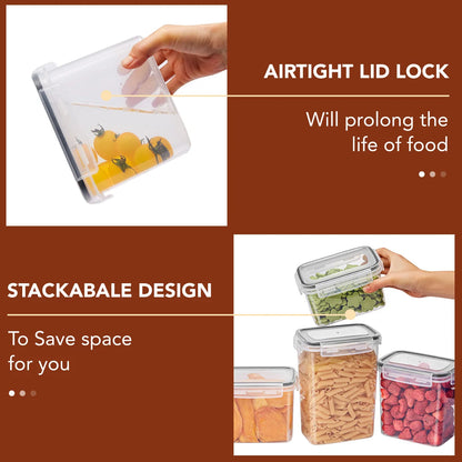 AJP Home 10-Piece Airtight Food Storage Container Set